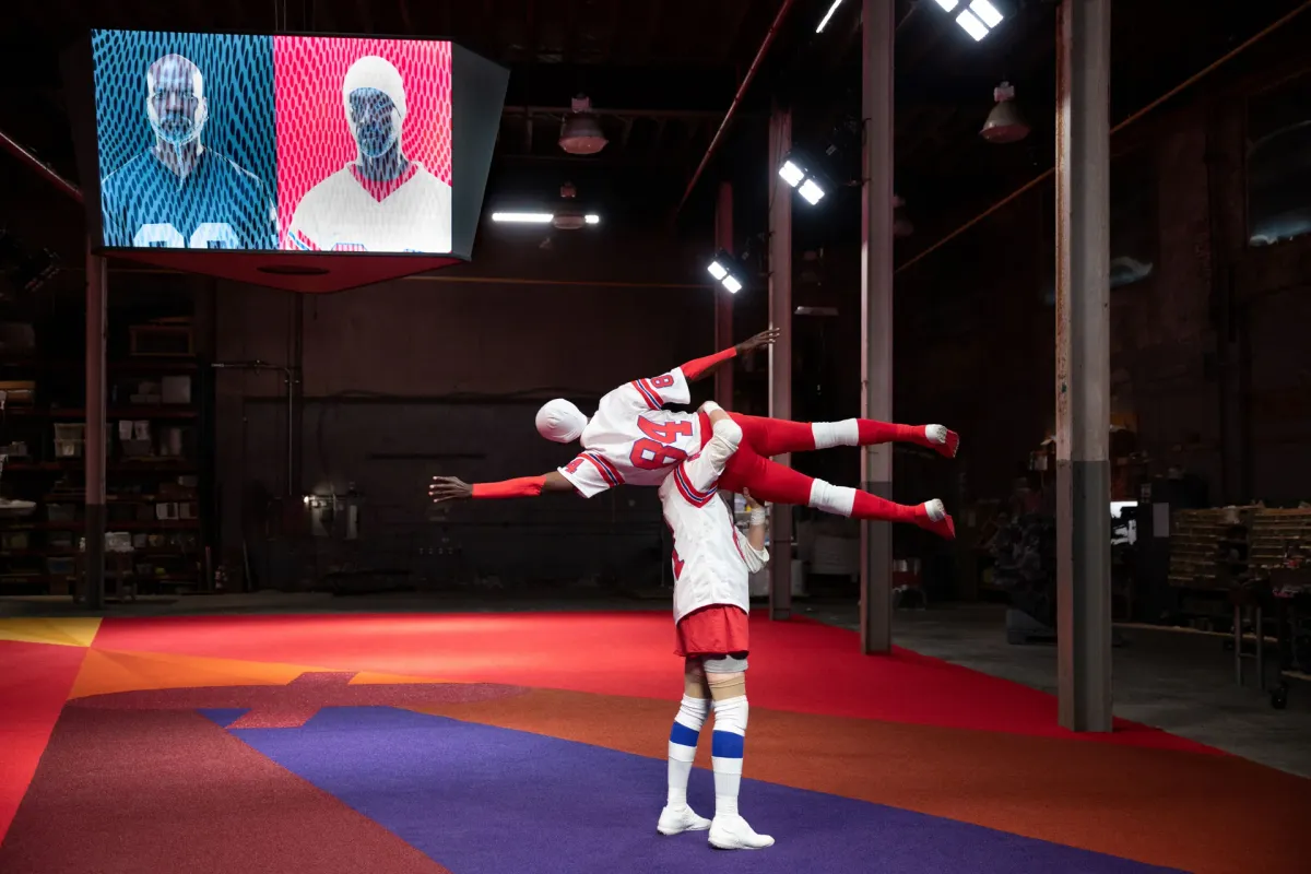 Matthew Barney replays sports history at Fondation Cartier