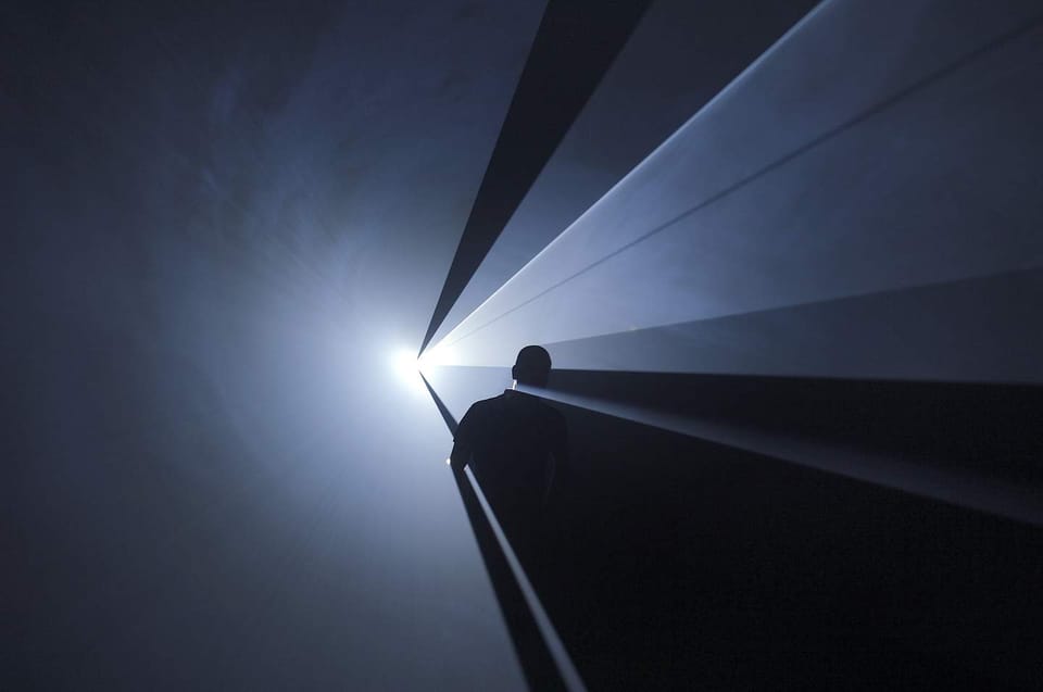Anthony McCall brings light sculptures to Tate Modern